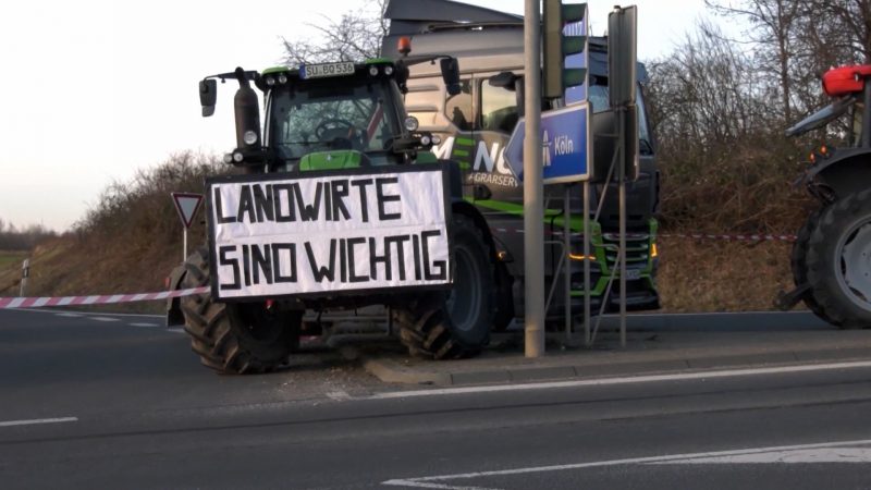 Bauernproteste gehen weiter  (Foto: SAT.1 NRW)