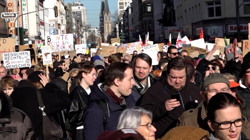 Studie zur Protestwelle gegen rechts (Foto: SAT.1 NRW)