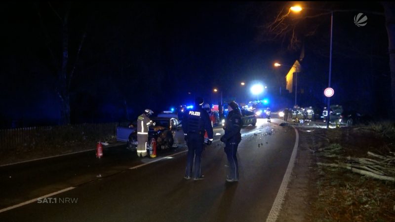 Drohne behindert Rettungseinsatz (Foto: SAT.1 NRW)