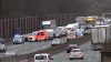 Massenkarambolage auf der A1 bei Remscheid (Foto: SAT.1 NRW)