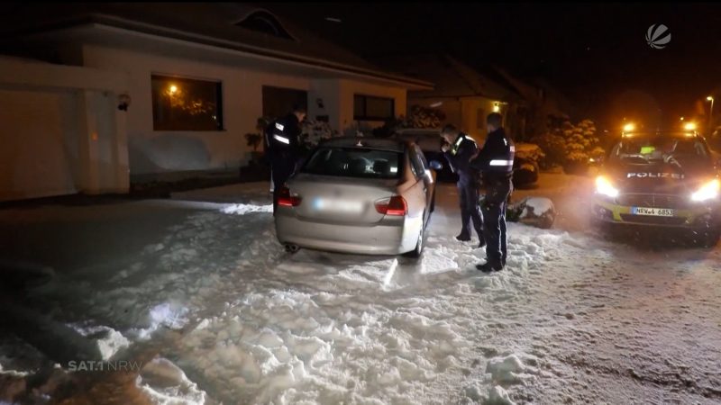 Verfolgungsjagd endet in NRW (Foto: SAT.1 NRW)