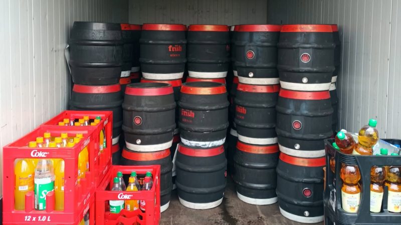 170 Bierfässer für Karneval gestohlen (Foto: SAT.1 NRW)