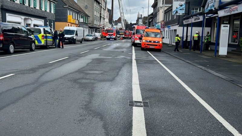 Vier Tote bei Großbrand in Solingen (Foto: SAT.1 NRW)