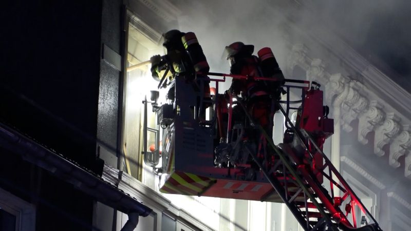 Großbrand in Solingen: Brandstiftung (Foto: SAT.1 NRW)