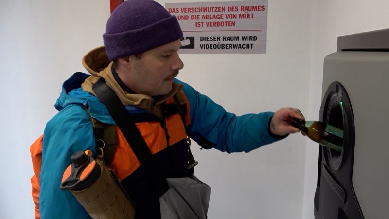 Spendenlauf: Ohne Geld von Köln nach Leipzig (Foto: SAT.1 NRW)