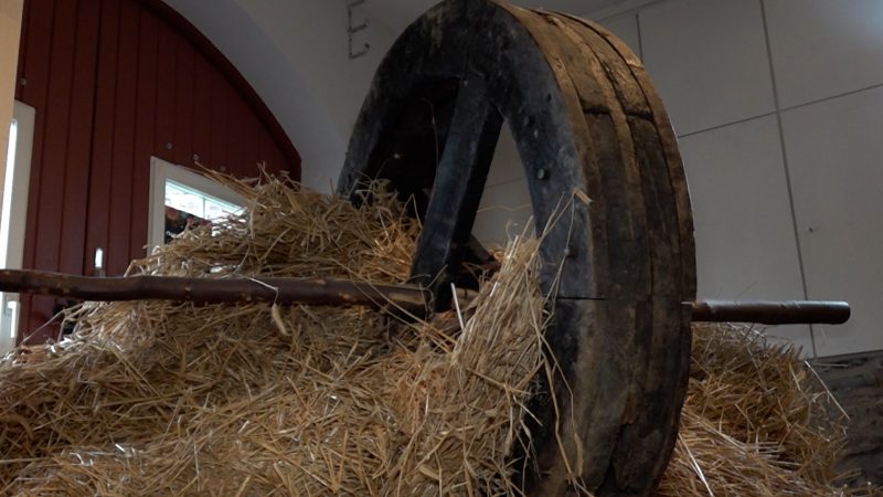 Vorbereitungen für Lügder Osterräderlauf (Foto: SAT.1 NRW)