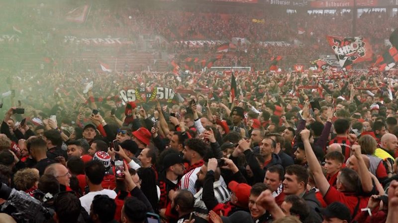 Vizekusen wird Meisterkusen: Bayer 04 Leverkusen wird Deutscher Meister  (Foto: SAT.1 NRW)