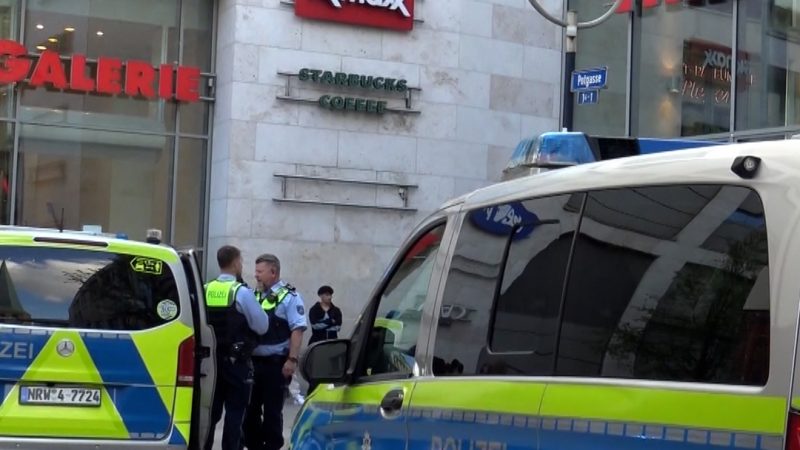 Verkupplung endet mit Großeinsatz in Dortmund (Foto: SAT.1 NRW)