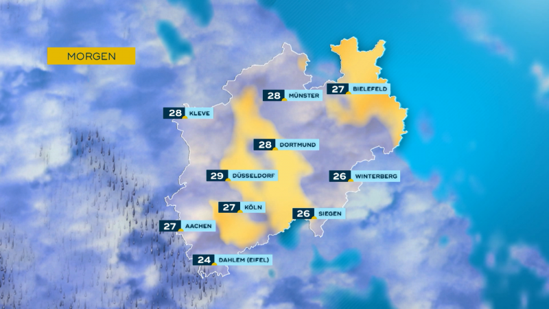 Das Wetter (Foto: SAT.1 NRW)