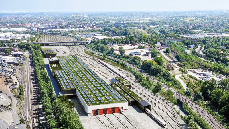Startschuss für neues ICE-Werk in Dortmund (Foto: SAT.1 NRW)