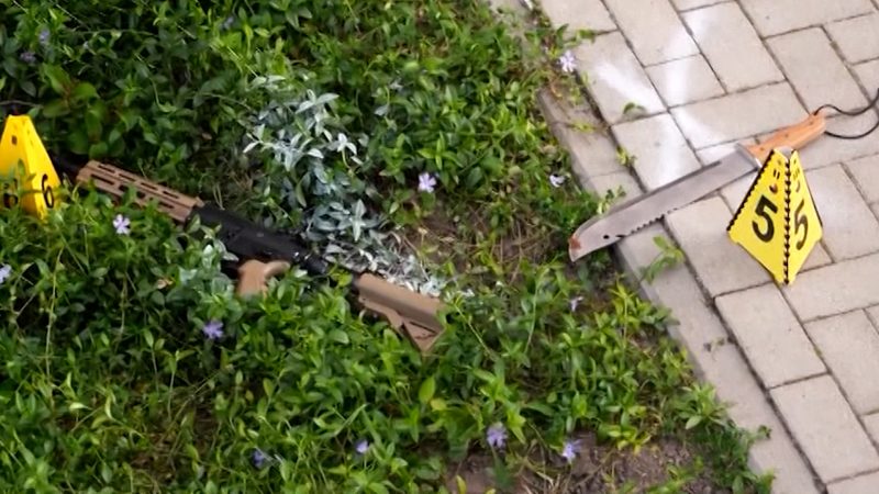 Polizeieinsatz in Billerbeck eskaliert (Foto: SAT.1 NRW)