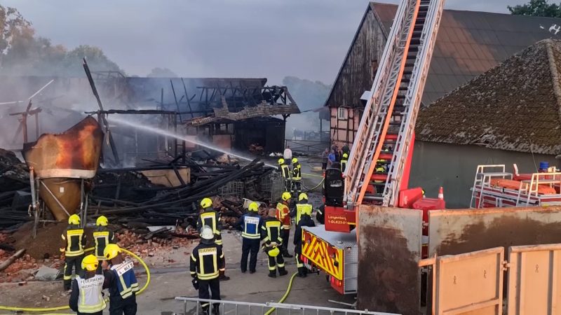 Feuerdrama auf Bauernhof (Foto: SAT.1 NRW)
