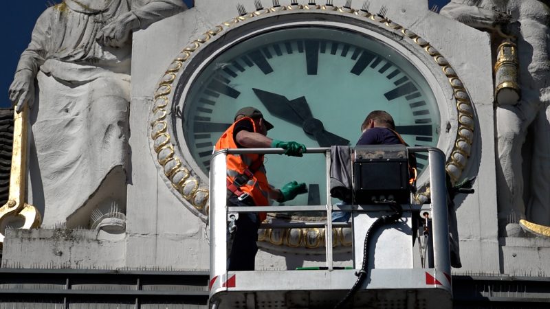 Bahnhof Hamm wird sauber (Foto: SAT.1 NRW)