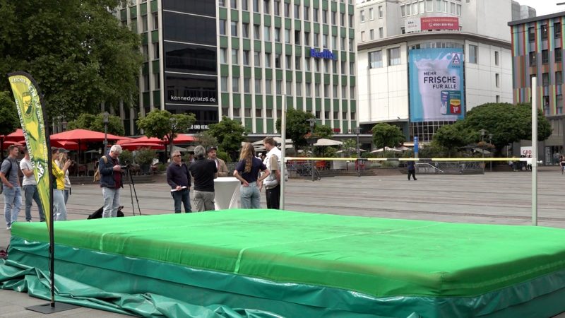 Hoch hinaus in Essen: „Tag der Überflieger“ (Foto: SAT.1 NRW)