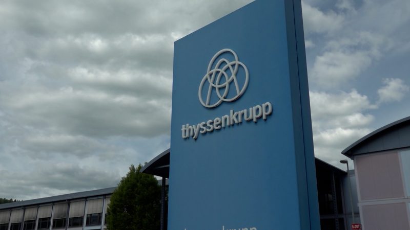 Thyssenkrupp in der Krise (Foto: SAT.1 NRW)