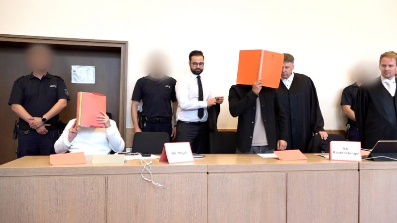 Mordprozess in Detmold: Drogenschulden führten zu tödlicher Gewalt (Foto: SAT.1 NRW)
