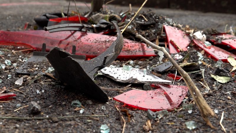 Raser-Unfälle in NRW: Vier Verletzte und massiver Schaden (Foto: SAT.1 NRW)