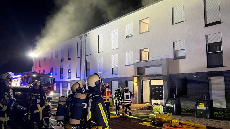 Tödlicher Brand in Bochum (Foto: SAT.1 NRW)