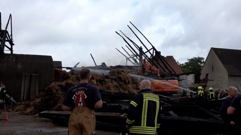 Feuer-Inferno in Herford (Foto: SAT.1 NRW)