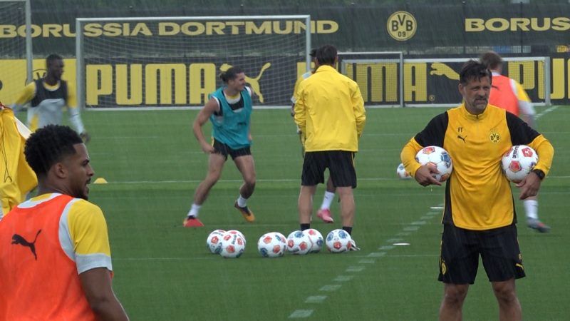 Trainingsstart beim BVB (Foto: SAT.1 NRW)