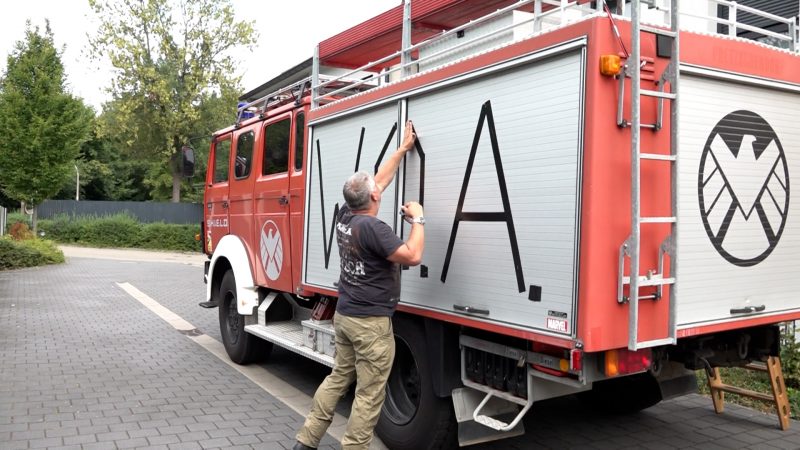 Feuerwehr-Camper aus Dortmund: Familie reist im umgebauten Löschfahrzeug (Foto: SAT.1 NRW)