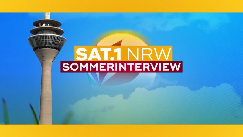 SAT.1 NRW-Sommerinterview mit Mona Neubaur (Foto: SAT.1 NRW)