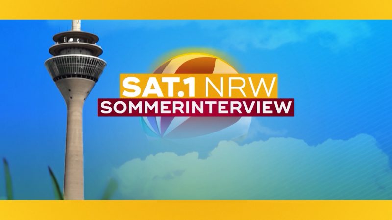 Sat.1 NRW Sommerinterview mit Hendrik Wüst (Foto: SAT.1 NRW)