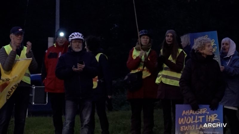 Castor-Transporte in Ahaus – Proteste erwartet (Foto: SAT.1 NRW)