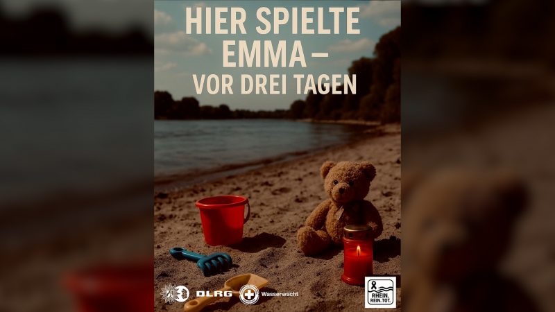 Schockbilder sollen vor dem Baden im Rhein warnen (Foto: SAT.1 NRW)