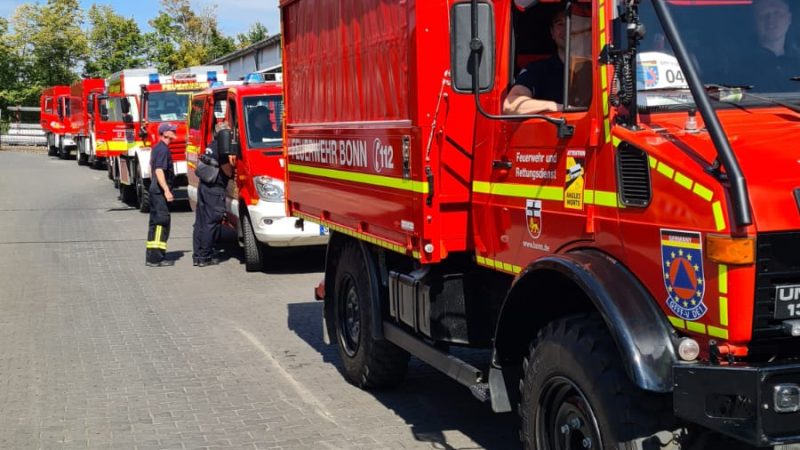 NRW-Feuerwehr hilft in Spanien (Foto: SAT.1 NRW)
