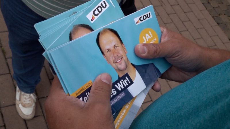 Bürgermeisterkandidat ohne Konkurrenz (Foto: SAT.1 NRW)