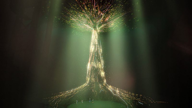 Neues Spektakel im Gasometer – „Mythos Wald“ startet (Foto: SAT.1 NRW)
