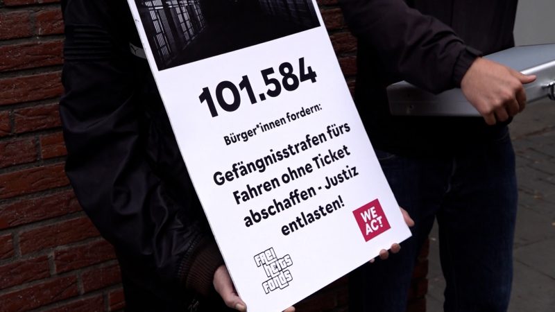 Freiheitsfonds kauft Schwarzfahrer frei: Kritik an altem Gesetz (Foto: SAT.1 NRW)