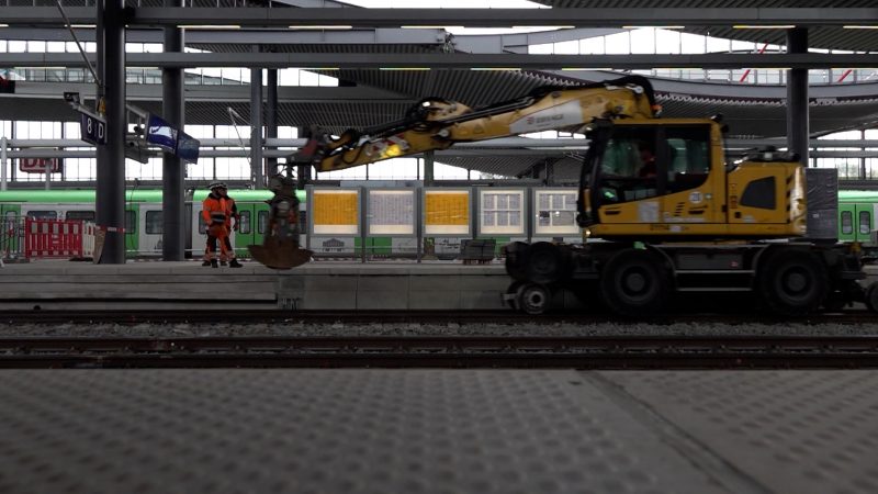 Duisburger Hauptbahnhof: Modernisierung nach drei Jahren auf Halbzeit (Foto: SAT.1 NRW)