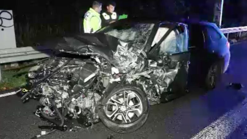 Tödlicher Geisterfahrer-Unfall auf der A3 (Foto: SAT.1 NRW)