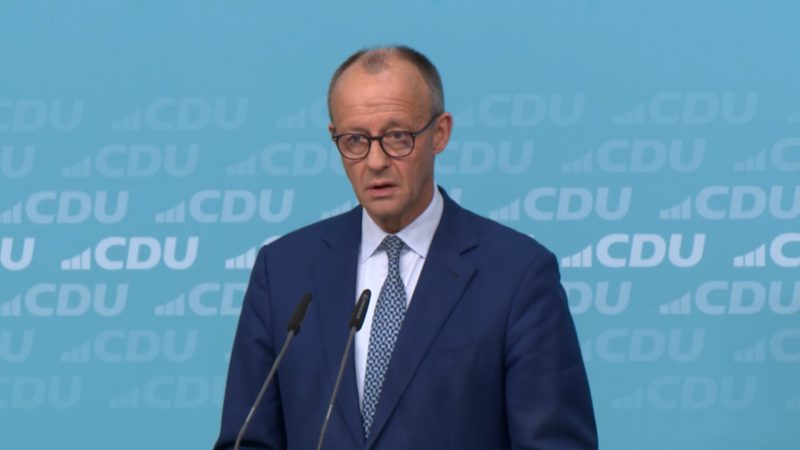 Friedrich Merz zieht klare Linie zu AfD (Foto: SAT.1 NRW)