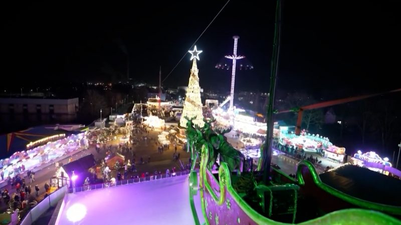 Startschuss für den Cranger Weihnachtszauber in Herne (Foto: SAT.1 NRW)