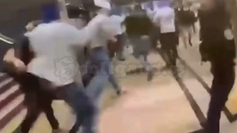 Hooligan-Schlägerei am Kölner Hauptbahnhof  (Foto: SAT.1 NRW)