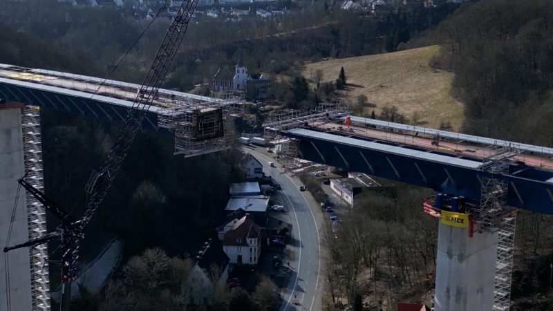 Weihnachtswunder für A45-Brücke? (Foto: SAT.1 NRW)