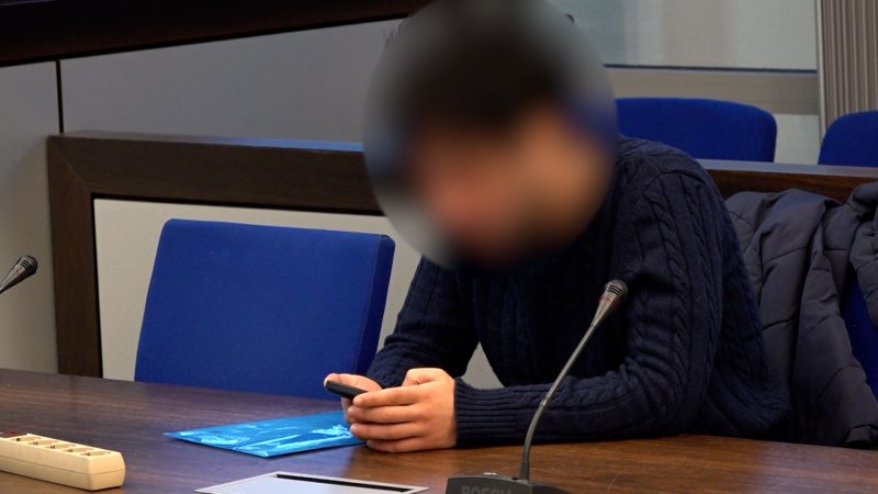 Prozessauftakt nach Scheren-Attacke (Foto: SAT.1 NRW)