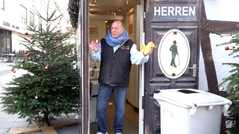 Essens singender Toilettenmann (Foto: SAT.1 NRW)