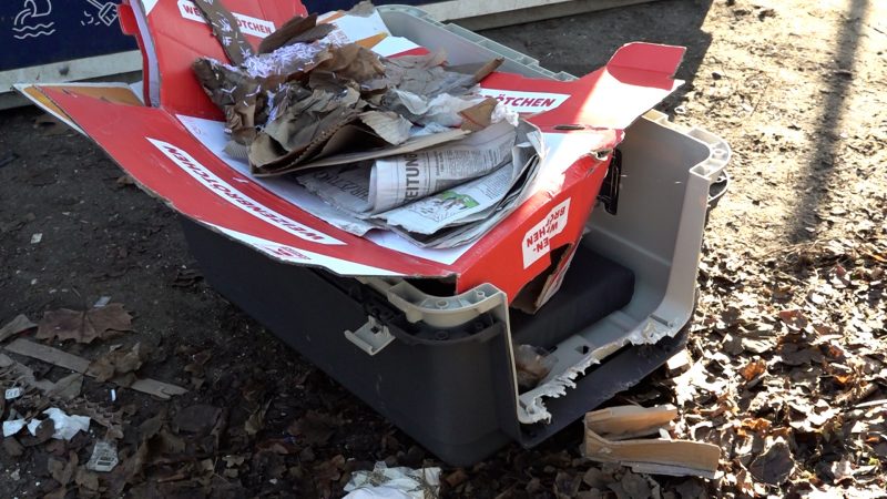 Müllberge in Oberhausen – Anwohner sind sauer (Foto: SAT.1 NRW)