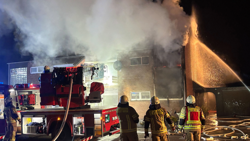 Brand in Goch: Mieter unter Mordverdacht (Foto: SAT.1 NRW)