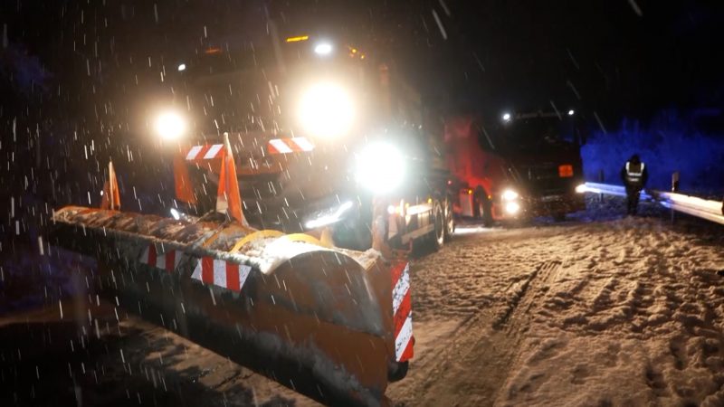 Schnee bringt Freude – und Unfälle (Foto: SAT.1 NRW)