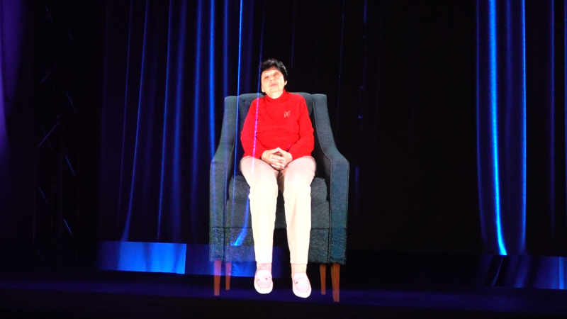 Hologramme gegen das Vergessen - Zeitzeugen sprechen weiter (Foto: SAT.1 NRW)