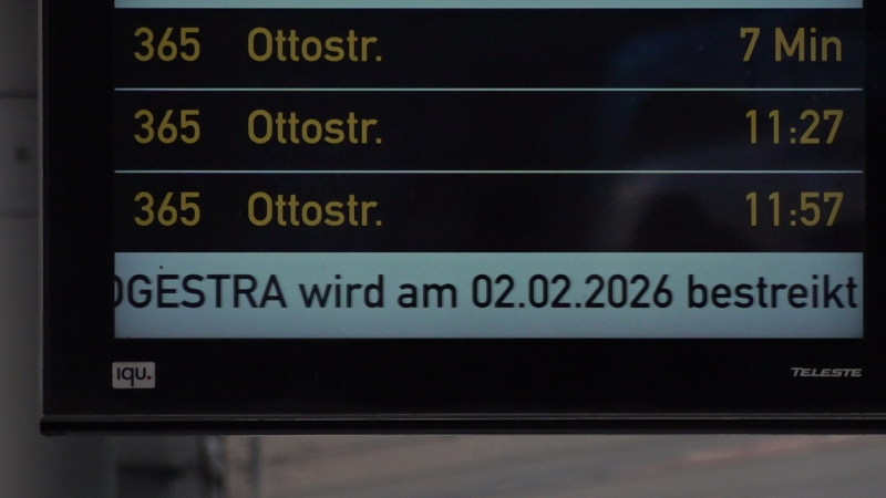 Warnstreik legt Nahverkehr lahm  (Foto: SAT.1 NRW)