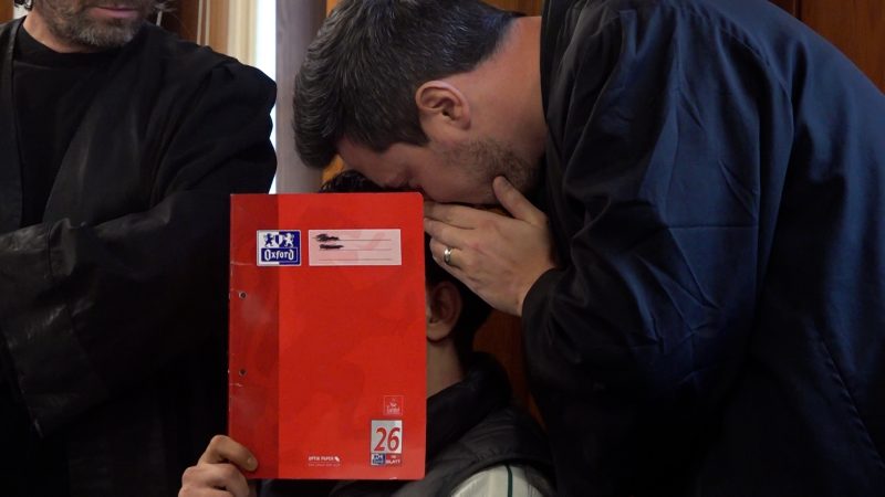 Tödlicher Raub aus Habgier?! Prozessauftakt gegen drei Männer in Bocholt (Foto: SAT.1 NRW)