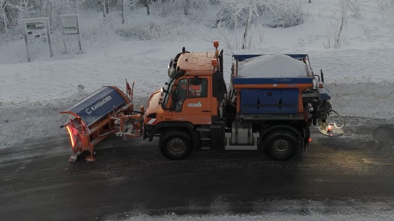 Winterdienst auf Hochtouren (Foto: SAT.1 NRW)