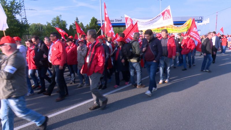 Sorgen zum Jahresstart in der NRW-Industrie (Foto: SAT.1 NRW)