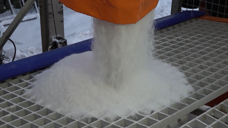 Streusalz wird knapp - Winterdienst muss einschränken (Foto: SAT.1 NRW)